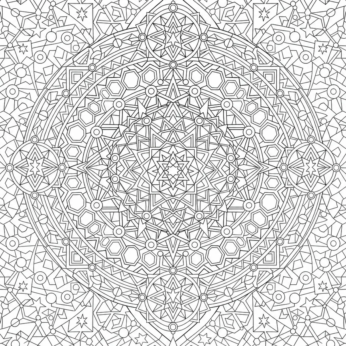 Why Image Quality Matters for Complex Adult Mandala Coloring Pages